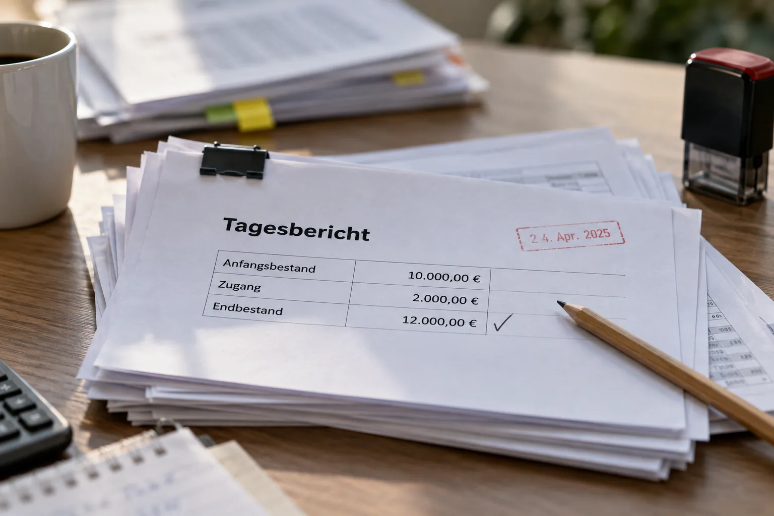 Den Tagesfinanzstatus von Softwarerobotern erstellen lassen