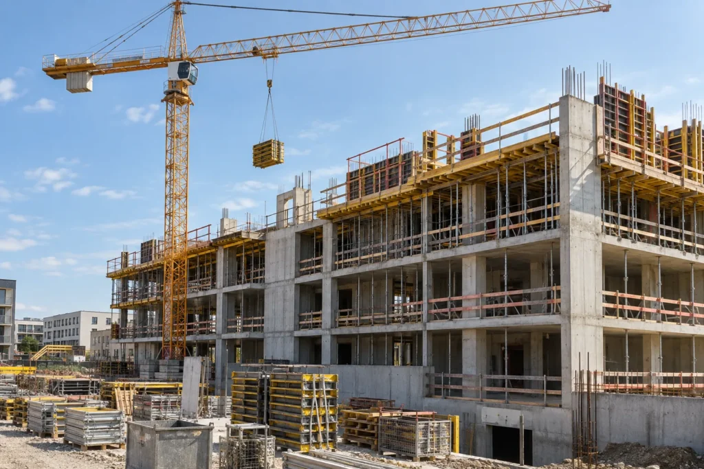 Die KI-Fähigkeit eines Bauunternehmens über zwei Jahre aufbauen