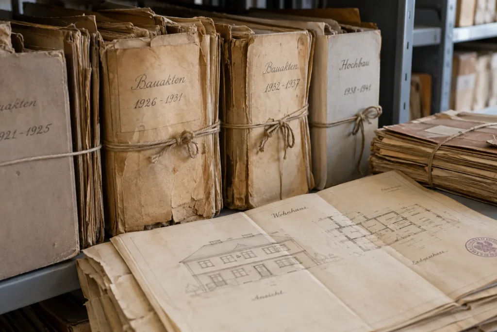 Handschrift in Bauakten maschinell erschließen